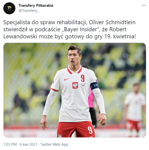 SZYBSZY POWRÓT do gry Roberta Lewandowskiego możliwy!